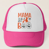 Mama Is My Boo Spooky Mom Trucker Pet (Voorkant)