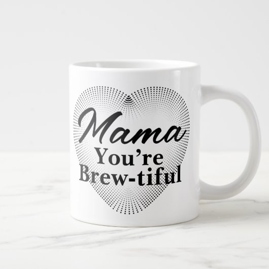 Mama, je bent brouwmoe grote koffiekop (Rechts)