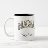 Mama je bent de beste naam Modern Coffee Mok (Links)