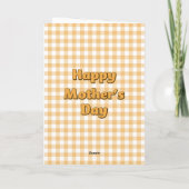 Mama, je bent de leukste Moederdag Kaart (Achterkant)