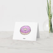 Mama, je bent de Zoetste Roze Donut Kaart (Achterkant)