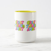 "Mama, je bent haar vleugels" Twee-tone Mok - Mooi (Center)