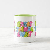 "Mama, je bent haar vleugels" Twee-tone Mok - Mooi (Center)