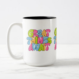 "Mama, je bent haar vleugels" Twee-tone Mok - Mooi