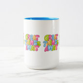 "Mama, je bent haar vleugels" Twee-tone Mok - Mooi (Center)