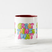 "Mama, je bent haar vleugels" Twee-tone Mok - Mooi (Center)