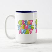 "Mama, je bent haar vleugels" Twee-tone Mok - Mooi (Links)