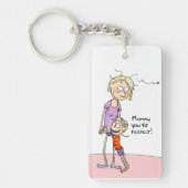 Mama, je bent perfecte Sleutelhanger. Sleutelhanger (Voorkant)