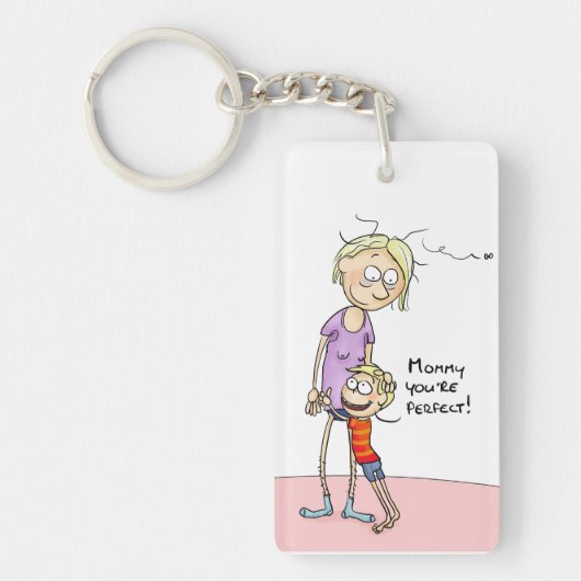 Mama, je bent perfecte Sleutelhanger. Sleutelhanger (Voorkant)