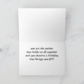 MAMA, JIJ BENT DE **ANKER** DIE ONS BIJ ELKAAR HOU KAART (Binnen)