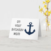 MAMA, JIJ BENT DE **ANKER** DIE ONS BIJ ELKAAR HOU KAART (Gele Bloem)