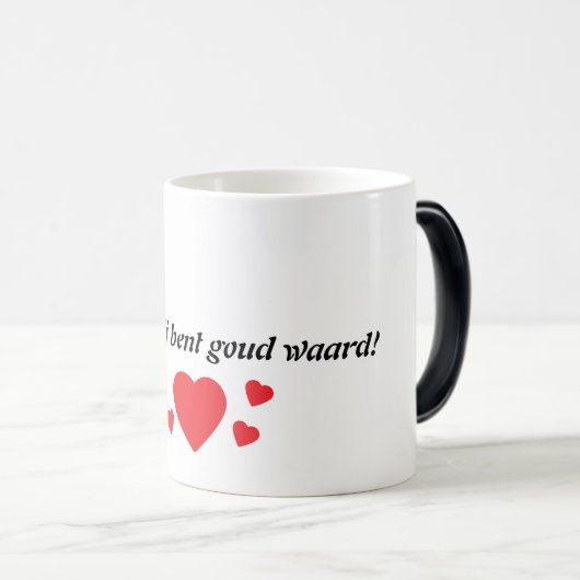 Mama, jij bent goud waard – Mok voor Moederdag (Voorkant rechts)