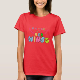"Mama, jij bent haar vleugels" T-shirt voor dames 