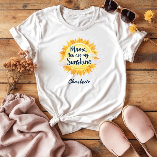 Mama, jij bent mijn zonnetje | Oprechte Moederdag T-shirt