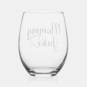 Mama Juice Wijnglas Zonder Voet (Achterkant)