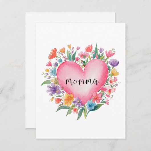 Mama Kaart (Voorkant / Achterkant)