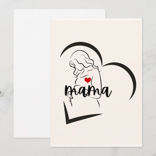 MAMA KAART (Voorkant / Achterkant)