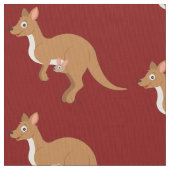 Mama Kangaroo en Joey Stof (Close Up)