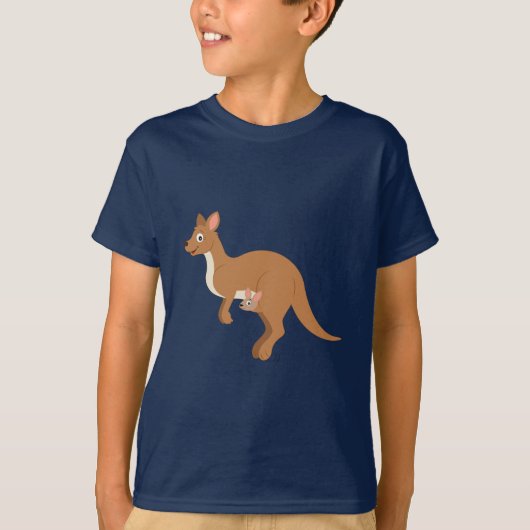 Mama Kangaroo en Joey T-shirt (Voorkant)
