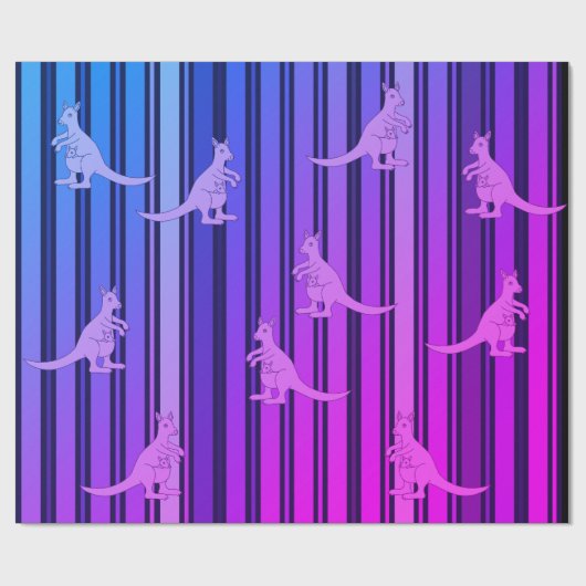 mama kangoeroe cadeaupapier (Vlak)