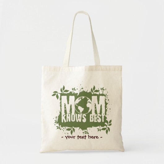 Mama kent best Organic Planet Reused Canvas Bag Tote Bag (Voorkant)