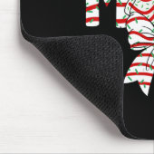 Mama Kerstboom Cake Patroon Coquette Bow Xmas Muismat (Hoek)