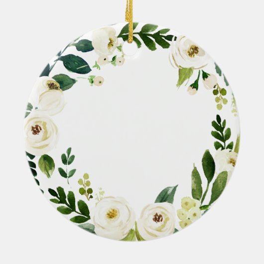 Mama Kerstversiering Keramisch Ornament (Achterkant)