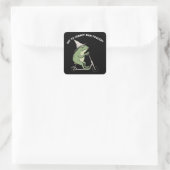 Mama Kikker Gaat Moederlijke Dwaasheid Plegen Scoo Vierkante Sticker (Tas)