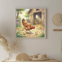 Mama Kip en Kuikens Slaapkamer