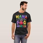Mama Kleine Monster Kinder 1e Verjaardagsfeestje F T-shirt (Voorkant volledig)
