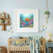 Mama Kloofvis en Bak Vis Nursery Poster
