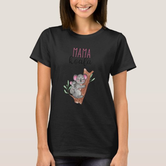 Mama Koala Dieren Womens Koala T-shirt (Voorkant)