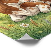 Mama Koe en Kalf Nursery Poster (Hoek)