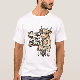 Mama Koe Shirt voor Landelijke Boerenmoeders