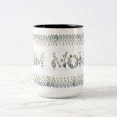 "Mama" Koffie Mok met Bloemen - Eenvoudig en Elega (Center)