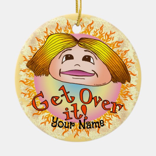 Mama, kom eroverheen keramisch ornament (Voorkant)