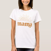 Mama komt voor het eerst rond de zon. t-shirt (Voorkant)