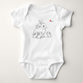 Mama Konijn & Baby's Baby Bodypakje Romper
