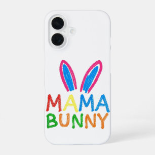 Mama Konijn iPhone 16 Hoesje