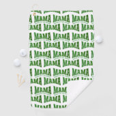 MAMA KONINGIN VAN HET GROEN Aangepaste Dames Golfhanddoek (Insitu)