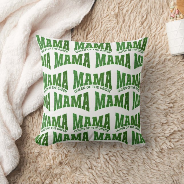 MAMA KONINGIN VAN HET GROEN Aangepaste Damesgolf Kussen (Deken)
