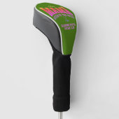 MAMA KONINGIN VAN HET GROEN Aangepaste Golfhoofdho Golfheadcover (Schuin)