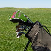 MAMA KONINGIN VAN HET GROEN Aangepaste Golfhoofdho Golfheadcover (Insitu)