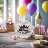 MAMA Koningin van mijn leven Glitter Sleutelhanger