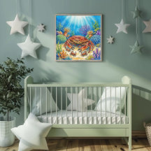 Mama Krab en Babies-kwekerij