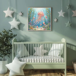 Mama Kwallen en Baby's Kinderdagverblijf Poster