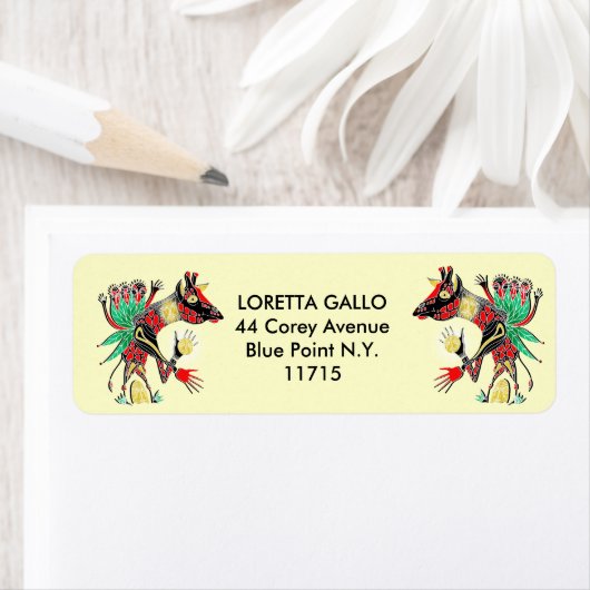 Mama-label. Etiket (Insitu)