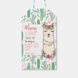 Mama Lama Feest Baby Meisje Verjaardagsfeest Party Cadeaulabel