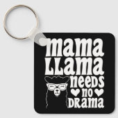Mama Lama Heeft Geen Drama Leuk Moederdag Sleutelhanger (Voorkant)