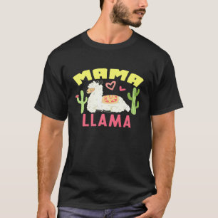 Mama Lama Met Hartjes en Cactus Premium T-shirt